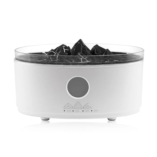 Volcano Aromatherapy Diffuser | Flame & Jellyfish Mist | 300ml